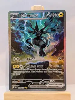 Custom Fan Art Zekrom EX High Quality Custom Card Foil Finish - Image 1