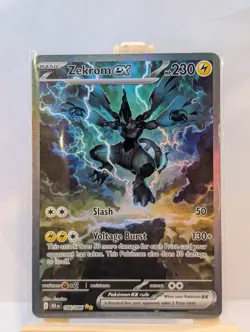 Custom Fan Art Zekrom EX High Quality Custom Card Foil Finish - Image 2