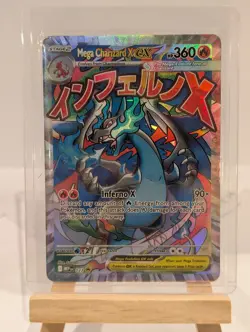 Custom Fan Art Mega Charizard X EX High Quality Custom Card Foil Finish (2) - Image 2