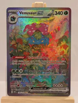 Custom Fan Art Venasaur EX High Quality Custom Card Foil Finish - Image 1