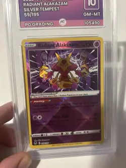 Radiant Alakazam 59/195 Silver Tempest PG Grading 10 Gem Mint Pokemon Card - Image 4