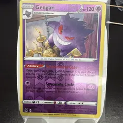 Pokemon Gengar 066/196 SWSH11: Lost Origin NM Reverse Holo card - Image 1