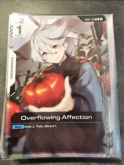 Overflowing Affection (Newtype Challenge 2025 Mission 1) - Gundam Promo Card - Image 1