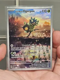 Teal Mask Ogerpon 123 Sv: Scarlet & Violet Promo Cards Holo SIR Promo - Image 1