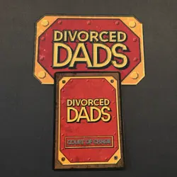 Divorced Dads Court of Chaos - Getting Cigs - Discontinued card - Image 2