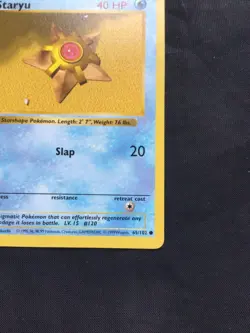 Pokemon Cards: Base Set 1st Edition Common: Staryu 65/102 - Image 4