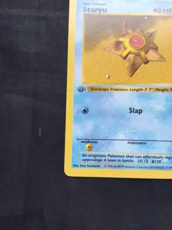 Pokemon Cards: Base Set 1st Edition Common: Staryu 65/102 - Image 5
