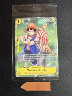 One Piece CCG Monkey.D.Luffy OP10-111 Rare Promo Card Factory Sealed Mint - Image 1
