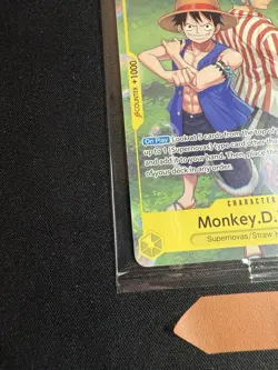 One Piece CCG Monkey.D.Luffy OP10-111 Rare Promo Card Factory Sealed Mint - Image 5