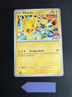 Pikachu - 225 (World Championship 2025) 225 Sv: Scarlet & Violet Promo card Nm - Image 1