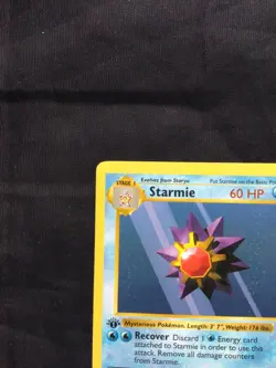 Pokemon Cards: Base Set 1st Edition Common: Starmie 64/102 - Image 2