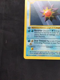 Pokemon Cards: Base Set 1st Edition Common: Starmie 64/102 - Image 5