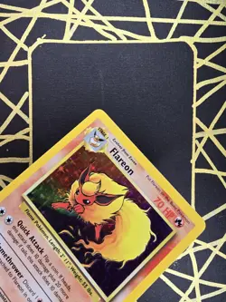 🔥 Flareon 3/64 🔥 Original Holo Rare Jungle Set Pokemon Card WOTC TCG 1999 - Image 5