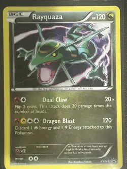 Rayquaza XY141 Promos Holofoil Ungraded NM Condition Fast Shipping Pokemon Card - Image 1