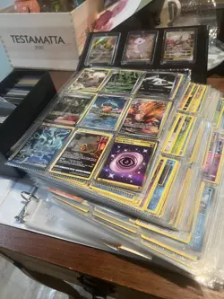 Massive binder Pokemon Card Collection Lot Wotc Vintage Full Arts Holos - Image 1