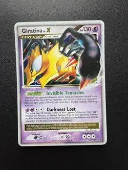 Pokemon Cards: Platinum Rare Holo: Giratina Lv. X 124/127 - Image 1