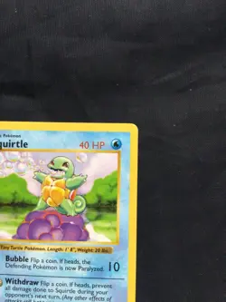 Pokemon Cards: Base Set 1st Edition Common: Squirtle 63/102 - Image 3