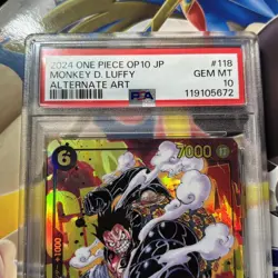 Monkey D. Luffy OP10-118 OP10 Royal Bloodline SEC Alt Japanese One Piece Card - Image 2