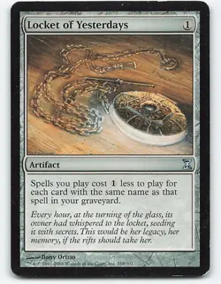 Locket of Yesterdays #258 Magic the Gathering Card - Image 1