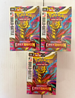 Lot 3x Pokemon Lost Origin Build & Battle Kit Sealed English Promo Card OVP #1 - Image 1