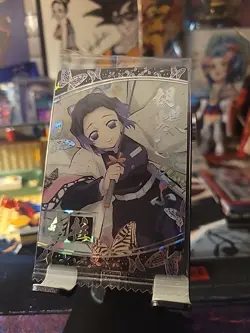 Demon Slayer Wafer Card Shinobu Kocho W7-28 SR Kimetsu no Yaiba Jpn Bandai Seale - Image 1