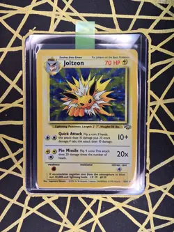 ?? Jolteon 4/64 ?? Original Holo Rare Jungle Set Pokemon Card WOTC TCG 1999 - Image 2