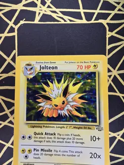 ?? Jolteon 4/64 ?? Original Holo Rare Jungle Set Pokemon Card WOTC TCG 1999 - Image 4