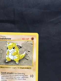 Pokemon Cards: Base Set 1st Edition Common: Sandshrew 62/102 - Image 3