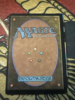 Mtg Magic M13 Volcanic Geyser Miscut Sheet Edge Rainbow Back Misprint Error Card - Image 2