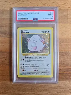 Pokemon Chansey 015/034 Trading Card Game Classic Holo PSA 10 - Image 1