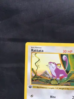 Pokemon Cards: Base Set 1st Edition Common: Rattata 61/102 - Image 2