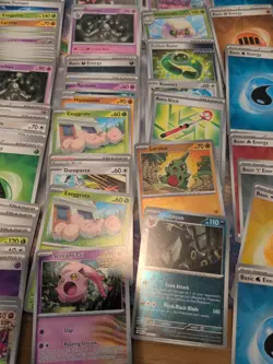 Lot Of 197 Pokemon Cards from Prismatic Evolution, Holo, Reverse Holos, Bulk - Image 4