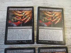 4x Bite of the Black Rose - Conspiracy - NM - English - OOP MTG - Image 2