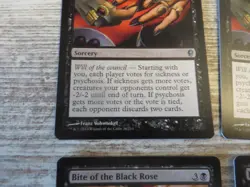 4x Bite of the Black Rose - Conspiracy - NM - English - OOP MTG - Image 3