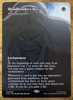 MTG: Avatar: The Last Airbender Eternal-Legal, Bloodbender's Rise (Bloodchief) - Image 1