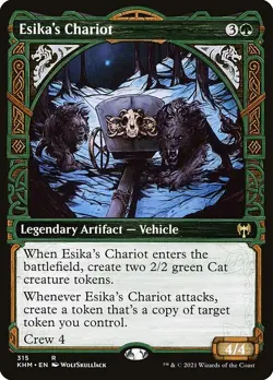 Esika's Chariot (Showcase) Kaldheim NM MTG Non-Foil - Image 1