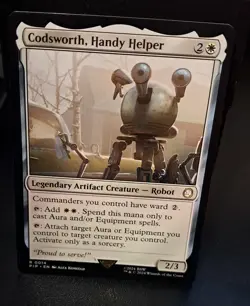 Magic The Gathering - MTG - NM - Codsworth, Handy Helper - Fallout - Image 1