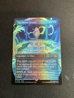 The Water Crystal #0333 (Borderless) (FOIL) Unplayed NM MTG Final Fantasy - Image 1