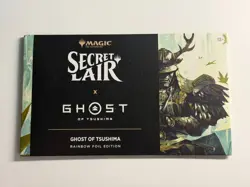 MTG Secret Lair x Playstation Ghost of Tsushima FOIL Edition Sealed - Image 1