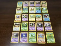 Pokemon Neo Discovery Card Lot Unlimited Non-Holo 25 Cards WOTC Vintage - Image 2