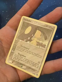 2007 Pokemon FLUNKIFER REV. HOLO EX POWER KEEPERS STAMP Excellent GERMAN 17/108 - Image 2