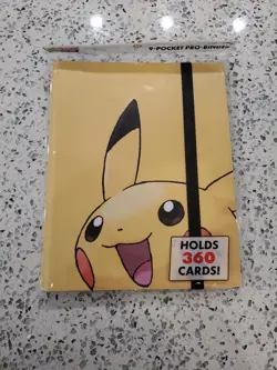 Pokemon Pikachu Ultra Pro 9 Pocket Pro Binder New Factory Sealed - Image 1