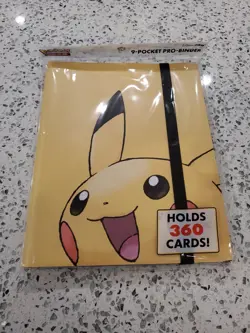 Pokemon Pikachu Ultra Pro 9 Pocket Pro Binder New Factory Sealed - Image 2