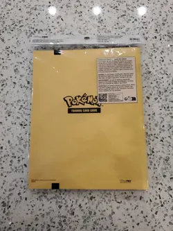 Pokemon Pikachu Ultra Pro 9 Pocket Pro Binder New Factory Sealed - Image 3