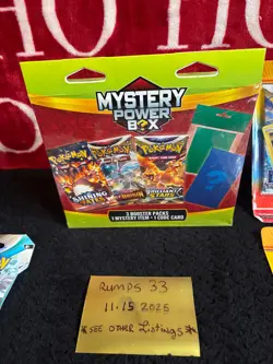 Large Sealed Pokemon Lot, mixed sets, Mystery Power Box - Image 3