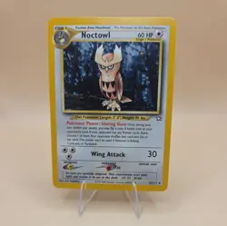 2000 Pokemon TCG Noctowl Neo Genesis 42/111 Regular Unlimited Uncommon MP - Image 1