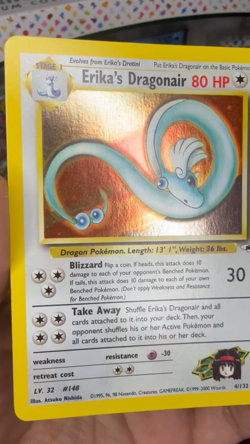 Erika's Dragonair - 4/132 [Gym Heroes] Pokemon TCG - Unlimited HOLO RARE - Image 2