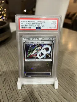 Pokemon Rayquaza Spirit Link 136 - The Best Of XY Japanese 2017 Reverse Holo - Image 1