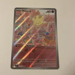 Milcery 152/142 Sv07: Stellar Crown Holo Full Art Illustration Rare Pokemon NM+ - Image 1