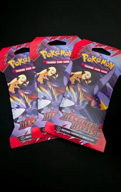 Pokemon Scarlet & Violet Destined Rivals Booster Pack - Factory Sealed - Image 1